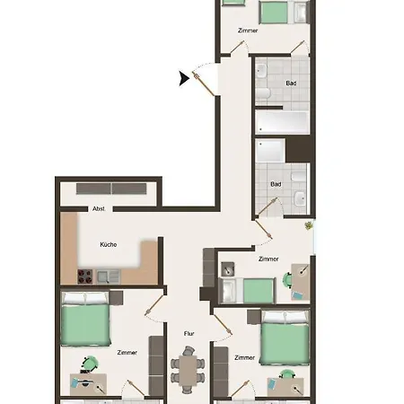 Main Appartement-haus - 97896 Freudenberg Kirschfurt